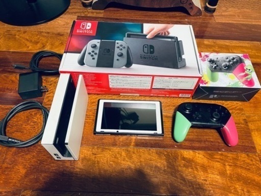 Nintendo switch 任天堂スイッチ　箱付き　本体　コントローラー
