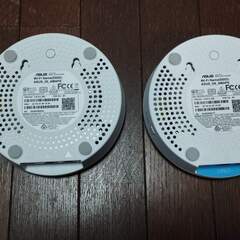 【値下げ】メッシュＷＩＦＩ　ルーター　2台セット　Asus Lyra MAP-AC1300の画像