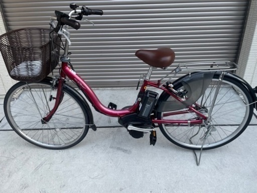 ★中古美品！電動アシスト自転車 YAMAHA/ヤマハ PAS Cheer/パスチア PA26CH レッド