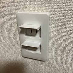 【他の物と同時にお取引の方のみ】　コンセントカバー　二口用　の画像