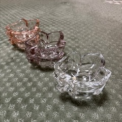 メープルのガラスの入れ物6セットの画像