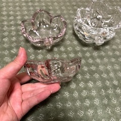 メープルのガラスの入れ物6セットの画像