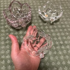 メープルのガラスの入れ物6セットの画像