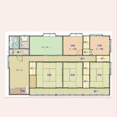 見沼区片柳🏠DIY可能戸建賃貸土地100坪　倉庫に68000円