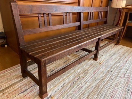 アンティーク・古い・レトロ・ベンチ・長椅子