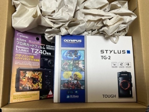 極上！オリンパス OLYMPUS STYLUS TG-2 Tough RED Tough ◎防水・防塵、耐衝撃、耐荷重、 耐低温、耐結露性