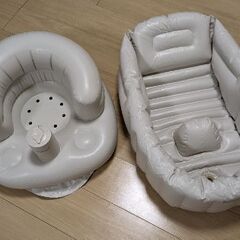 【お風呂用】RICHELL　ベビーチェア、ベビーバス※本日限り