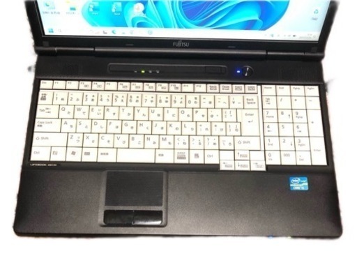 ?富士通Lifebook A561/SSD256GB/i5第二世代/メモリ8GB/Win11pro/Office2021アプリ多数すぐ