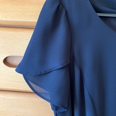シフォンのワンピース の画像