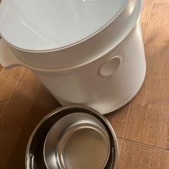 美品 ロカボ LOCABO炊飯器 JM-C20E-W WHITE...