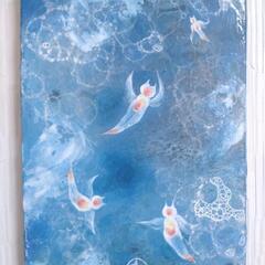 クリオネの油絵◆1点物の原画アート◆作者サイン入り