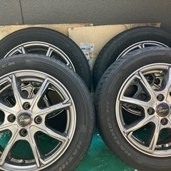 タイヤ、ホイール4本セット155/65R14