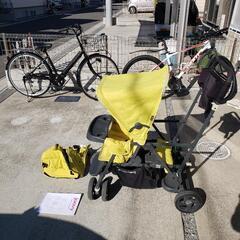 受け渡し予定者決まりました！2人乗りベビーカー。中古。無料で差し上げます。の画像