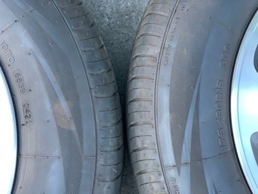 175/80-15タイヤホイールセットテリオスキッド純正
