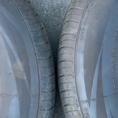 175/80-15タイヤホイールセットテリオスキッド純正の画像