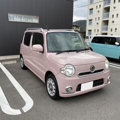 ダイハツ ミラココア プラス X 平成24 アイドリングストップ スマートキー ルーフレール ETC 後期モデル ピンクの画像