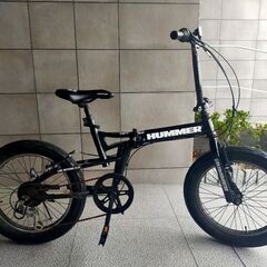 折りたたみ自転車の画像
