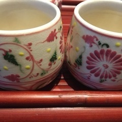アジアン   急須&湯呑み茶碗の画像