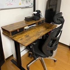 ‼️昇降デスク&チェア&ライト‼️