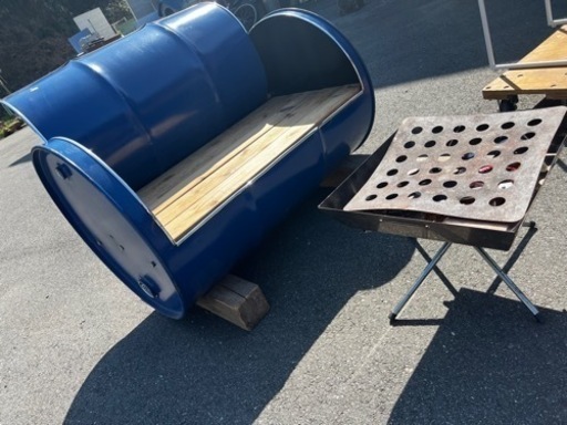 ✨大幅値下げしました✨ドラム缶ベンチ