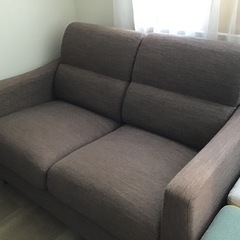 家具 ソファ 2人掛けソファ ローソファーの画像