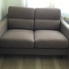 家具 ソファ 2人掛けソファ ローソファーの画像
