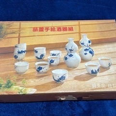 食器　酒器　おちょこ　とっくり　ひょうたん型　セット　中国の画像
