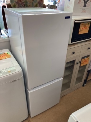 YAMADASELECT(ヤマダセレクト） YRZF15G1 2ドア冷蔵庫 (156L・右開き) ホワイト  リサイクルショップ宮崎屋　佐土原店　24.3.10F