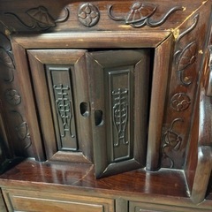 茶箪笥 飾り棚 和家具 レトロ アンティークの画像
