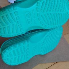 【美品】鬼滅の刃　竈門炭治郎　クロックス風サンダル　21センチの画像