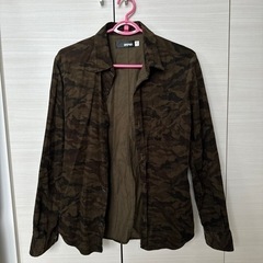 DIVINER 迷彩コーデュロイシャツ　Mサイズ
