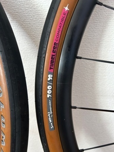 値下【引取限定】DT Swissホイール / volummy 700C 38 タイヤセット