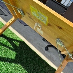 無印良品 無印 MUJI 折りたたみテーブル 折りたたみ テーブル パイン材 ナチュラル キャンプ グランピング BBQ の画像