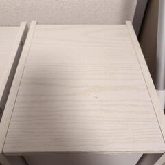 【値下げ】ニトリNカラボスリム２段(バスケット有)の画像