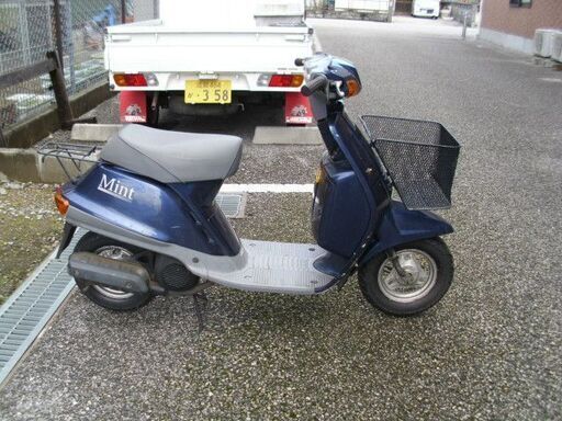 【購入済み！】小さくて可愛い！ヤマハミント（紺）前後タイヤ・バッテリー新品　実動中古車◆彦根市～