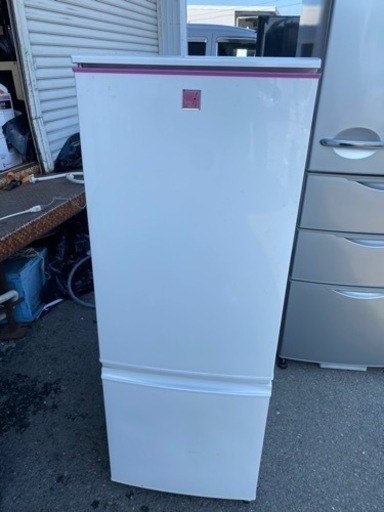 福岡市内配送無料　167L シャープ ２ドア冷凍冷蔵庫 SJ-17E1-KP