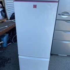 福岡市内配送無料 167L シャープ 2ドア冷凍冷蔵庫 SJ-17E1-KP