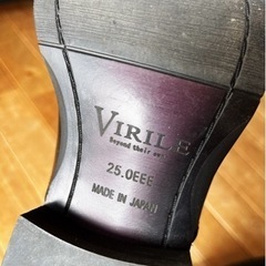 [VIRILEビリレ] 日本製 本革 ビジネスシューズ　size:25㌢EEE 靴/バッグ 靴 ブーツの画像