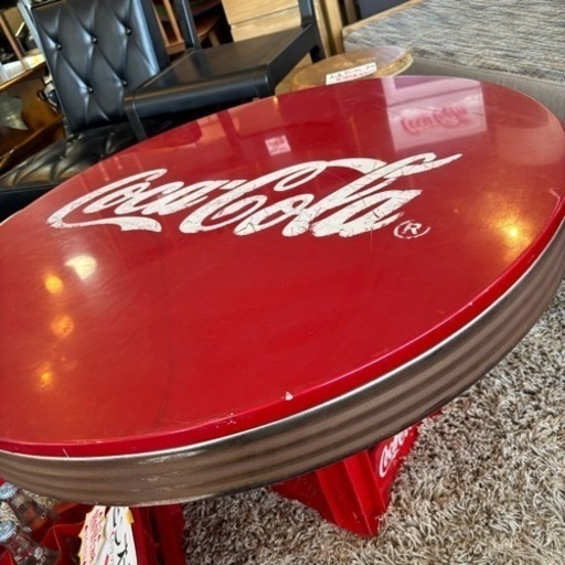 コカコーラ テーブル 天板 アンティーク インテリア アメリカン ダイナー