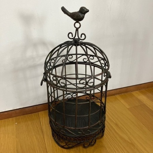 【お話中】オブジェ　鳥かご　小