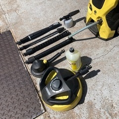 ケルヒャー 高圧洗浄機 上位モデル 洗車 外壁洗浄 土間コンクリート ガレージ ベランダ テラス掃除 デッキクリーナー K5 サイクロンノズル 節水 クリーナー 洗剤付きの画像