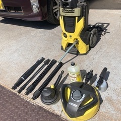 ケルヒャー 高圧洗浄機 上位モデル 洗車 外壁洗浄 土間コンクリート ガレージ ベランダ テラス掃除 デッキクリーナー K5 サイクロンノズル 節水 クリーナー 洗剤付きの画像