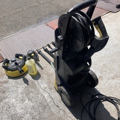 ケルヒャー 高圧洗浄機 上位モデル 洗車 外壁洗浄 土間コンクリート ガレージ ベランダ テラス掃除 デッキクリーナー K5 サイクロンノズル 節水 クリーナー 洗剤付きの画像