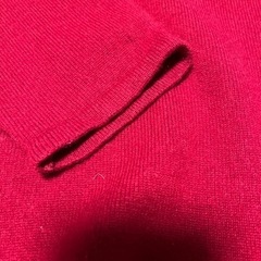 カシミア　ハイネックセーターの画像