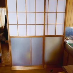 ガラス付障子家具 照明器具