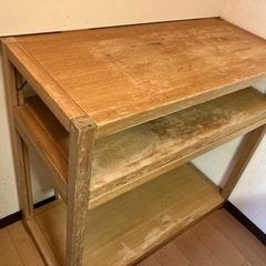 [廃盤品] 無印良品　オーク材ユニットシェルフ小　追加棚板引き出...