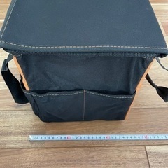 ツールバック　折りたたみ式　オレンジの画像