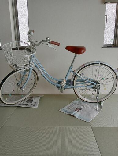 子ども用自転車22型3段ギアブリヂストンリコリーナ(Ricorina) (あり