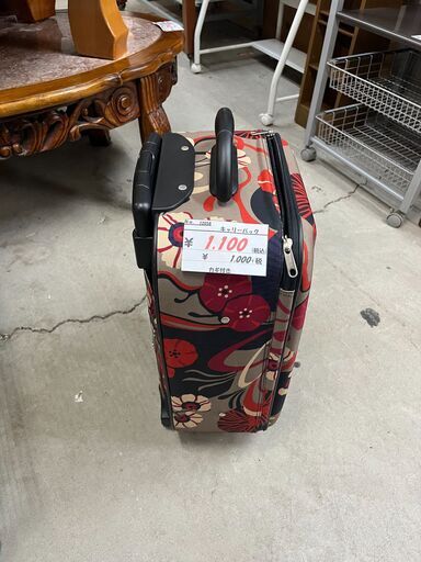 リサイクルショップどりーむ天保山店　No12058　キャリーバック　トラベルバック　キャスター付き　カギ付き　美品　超軽量