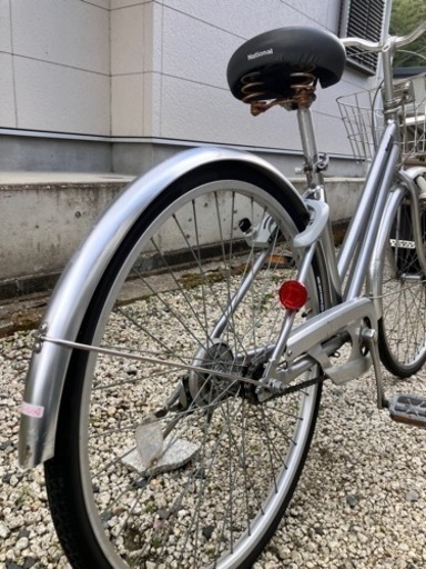 555、Nationalシティサイクル26インチシルバー 555、Nationalシティサイクル26インチシルバーの通販はau PAY